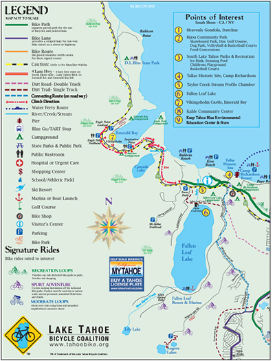 Camp Richardson Rv Park Map